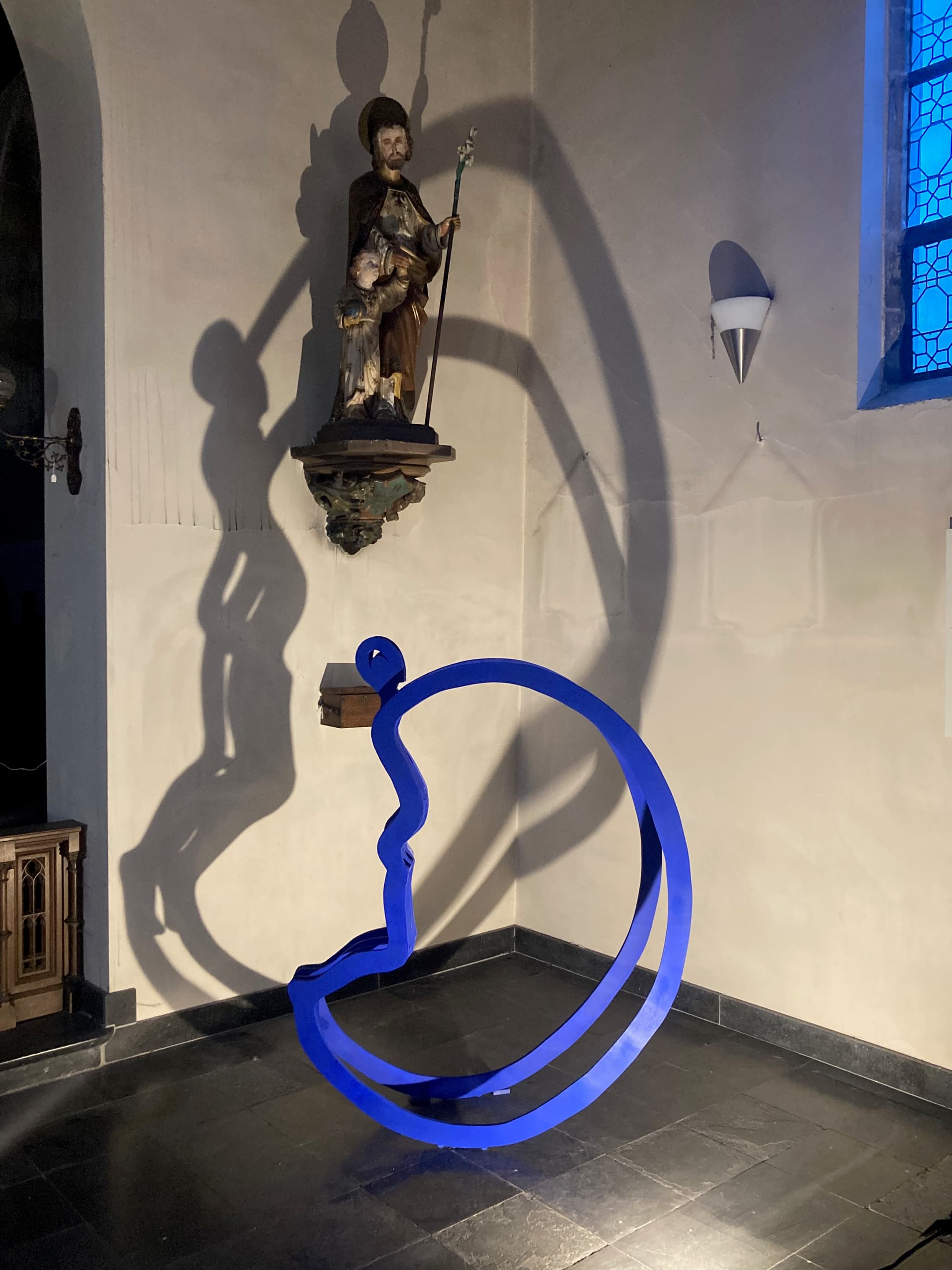 Blue rollercoaster